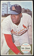 Load image into Gallery viewer, 4 Different Topps Index Cards Bob Gibson St. Louis Cardinals MLB Baseball VTG