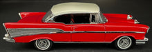 Load image into Gallery viewer, 1957 Chevrolet Belair Sport Coupe 1:43 Diecast Metal Matchbox Collectibles DVG02