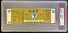 Load image into Gallery viewer, 1977 MLB Baseball Toronto Blue Jays 1st Game Rare Gold Ticket PSA 9 Opening Day