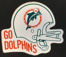 Load image into Gallery viewer, 1970's Miami Dolphins NFL Football Sticker Decal Helmet Logo AFL