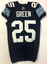 Load image into Gallery viewer, Toronto Argonauts CFL #25 Isaiah Green Game Used Jersey Football 42