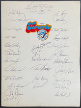 Load image into Gallery viewer, 1978 Toronto Blue Jays Team Autographed Oversized Card Signed x30 MLB HOF