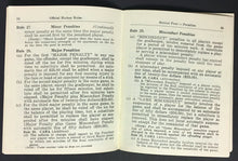 Load image into Gallery viewer, Vintage 1956 Spalding NHL + Amateur Hockey Rules Book Reach Canadian Sports