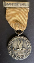 Load image into Gallery viewer, 1941 Vintage Canadian Figure Skating Association CFSA Bronze Medal + Ribbon Vtg