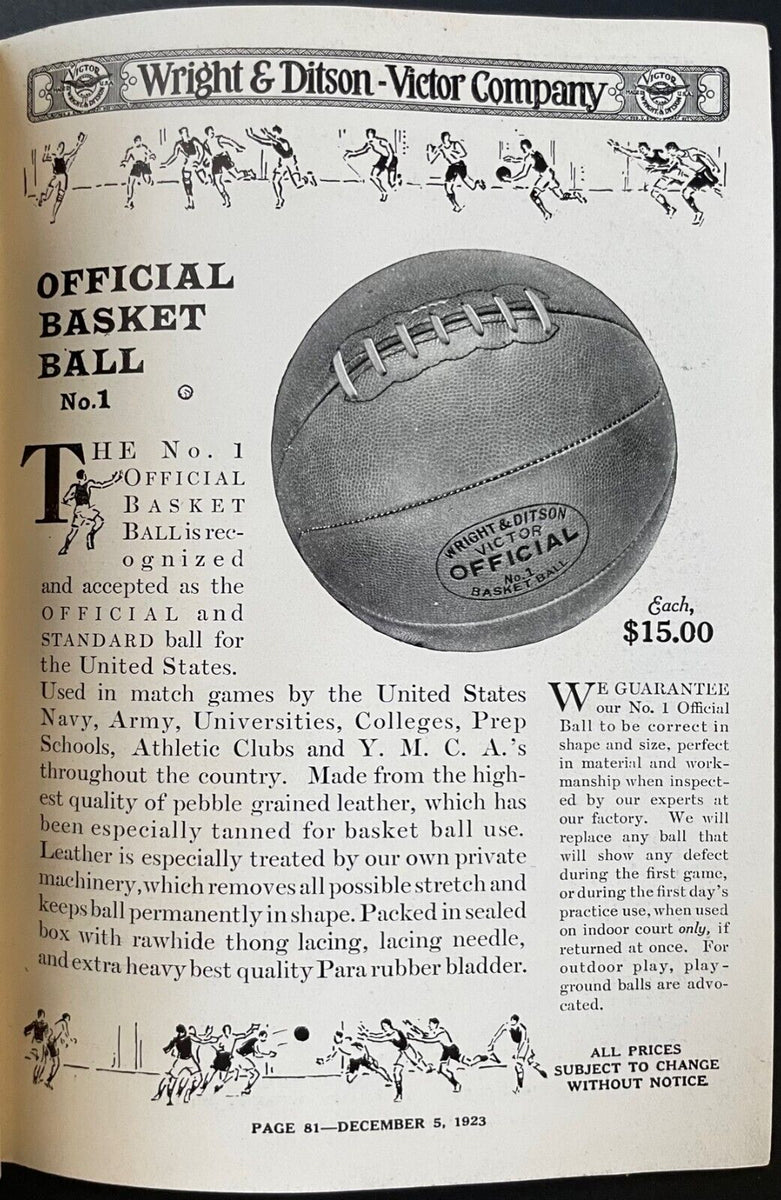 1924 Wright & Ditson Victor Co. Sporting Goods Catalog Spring + Summer