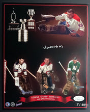 Load image into Gallery viewer, Gump Worsley Signed NHL Hockey Hall of Fame 8x10 Promo Photo Autographed HOF JSA