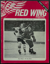 Load image into Gallery viewer, 1966 Detroit Olympia NHL Playoff Hockey Program + Ticket Game 6 Stanley Cup