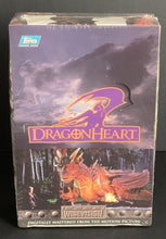 Load image into Gallery viewer, 1996 Dragon Heart Topps Widevision Trading Card Box Sealed 36 Packs Hobby Box