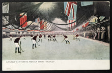 Load image into Gallery viewer, Lot of 4 Postcards First Stanley Cup Game Played in Montreal 1894 Hockey Vintage