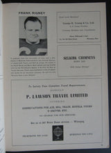 Load image into Gallery viewer, 1960 Winnipeg Stadium CFL Program BC Lions vs Blue Bombers Vintage Football