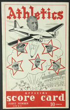 Load image into Gallery viewer, 1941 MLB Baseball Shibe Park Program Philadelphia Athletics vs Detroit Tigers