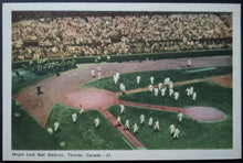 Load image into Gallery viewer, 1930's Era Toronto Maple Leaf Baseball Stadium Vintage Picture Postcard Canada