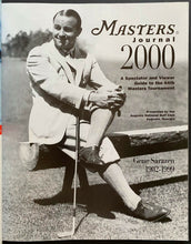 Load image into Gallery viewer, 2000 PGA Masters Golf Tournament Program + Weekend Pass Vijay Singh Wins
