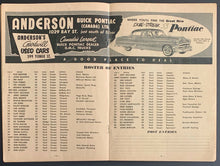 Load image into Gallery viewer, 1953 Stock Car Racing Program Exhibition Park Canada Norm Brioux Molson Trophy