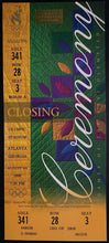 Load image into Gallery viewer, 1996 Summer Olympics Closing Ceremonies Ticket Atlanta Georgia Centennial