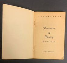 Load image into Gallery viewer, 1950's Footloose In Hockey Soft Cover Book Signed Autographed Ted Kennedy NHL