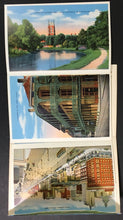 Load image into Gallery viewer, 1940s New Orleans Postcard Foldout 20 Different Cards City Park Stadiums ++