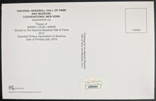 Load image into Gallery viewer, Barry Larkin Signed Hall Of Fame Autographed Postcard Cincinnati Reds MLB COA
