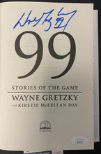 Load image into Gallery viewer, 2016 Wayne Gretzky Signed Book 99: Stories Of The Game NHL Hockey Autograph JSA