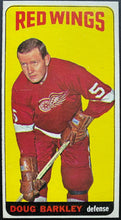 Load image into Gallery viewer, 1964-65 Vintage Detroit Red Wings Doug Barkley Topps Tallboy NHL Hockey Card