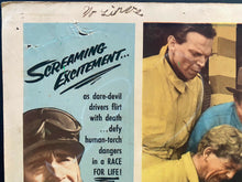 Load image into Gallery viewer, 1954 Vintage Car Racing Movie Lobby Card A Race For Life Film Richard Conte