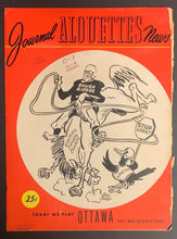 Load image into Gallery viewer, 1949 McGill Stadium CFL Program Ottawa Rough Riders vs Montreal Alouettes