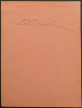 Load image into Gallery viewer, Bobo Holloman Signed Cut St. Louis Browns MLB Baseball Autographed Vintage