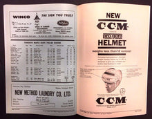 Load image into Gallery viewer, 1964 Toronto Maple Leafs Stanley Cup Playoffs Program Game 3 Semi Finals