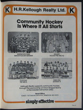 Load image into Gallery viewer, 1979 Northlands Coliseum Hockey Program Oilers vs Canadiens Gretzky Rookie NHL