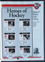 Load image into Gallery viewer, 1993 Montreal Forum Vintage NHL Hockey All Star Weekend Program + 2 Tickets