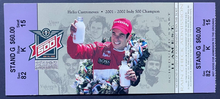 Load image into Gallery viewer, 2003 Indy 500 Full Ticket Indianapolis Motor Speedway Helio Castroneves Racing