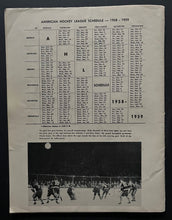 Load image into Gallery viewer, 1958-59 American Hockey League Yearbook Issued To Media AHL Cover Letter