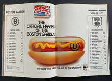 Load image into Gallery viewer, 1977 Boston Garden NHL Playoff Program Game 2 Quarter Finals Bruins vs LA KIngs