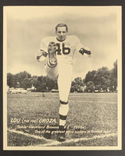 Load image into Gallery viewer, 1949 Cleveland Browns NFL Football Team Issued Photo Player Lou The Toe Groza