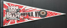 Load image into Gallery viewer, 1998 NHL Entry Draft Autographed Signed 30" Pennant Rico Fata Buffalo Hockey VTG