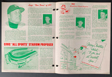 Load image into Gallery viewer, 1956 Toronto Maple Leaf Baseball Club Newsletter International League Christmas
