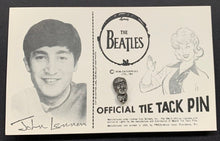 Load image into Gallery viewer, 1964 Beatles Tacks Vintage Rock Music Original Postcards Full Band John Lennon