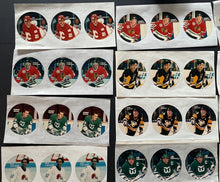 Load image into Gallery viewer, 1990's Star Puck Inc. Players Stickers Applied To Pucks 20 NHL Hockey Players