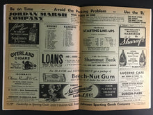 Load image into Gallery viewer, 1941 Boston Garden Sport News NHL Hockey Program Bruins vs New York Rangers