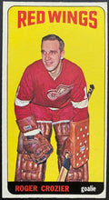 Load image into Gallery viewer, 1964-65 Vintage Detroit Red Wings Roger Crozier Topps Tallboy NHL Hockey Card