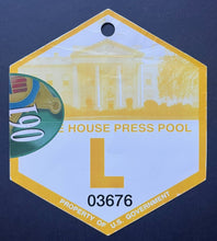 Load image into Gallery viewer, Used White House Press Pass US Government Political Historic Vintage