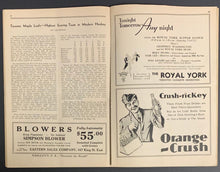 Load image into Gallery viewer, 1936 Stanley Cup Finals NHL Hockey Program Game 3 Toronto Maple Leafs Red Wings