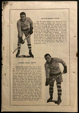Load image into Gallery viewer, 1923 Rare Western Canada Hockey League Program Edmonton Eskimos Calgary Tigers