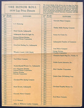 Load image into Gallery viewer, 1939 Indy 500 Program + Lap Scoresheet + Race Summary Wilbur Shaw Indianapolis