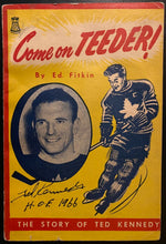 Load image into Gallery viewer, 1950 Signed Come On Teeder Kennedy Story Book Autographed Maple Leafs Ed Fitkin