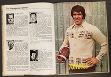 Load image into Gallery viewer, 1974 CFL Program Football BC Lions vs Hamilton Tiger Cats Ivor Wynn Stadium