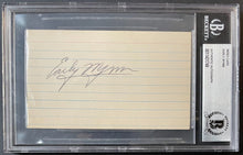 Load image into Gallery viewer, Early Wynn Autographed Index Card Beckett Authenticated Chicago White Sox MLB