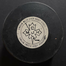 Load image into Gallery viewer, Circa 1972 Vintage WHL Hockey Regina Pats Official Game Used Puck