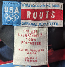 Load image into Gallery viewer, 2002 Team USA Roots Olympic Beret Blue Hat American Uniform OS Vintage