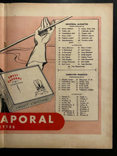 Load image into Gallery viewer, 1949 CFL Football Vintage Program Montreal Alouettes vs Hamilton Tiger Cats Vtg